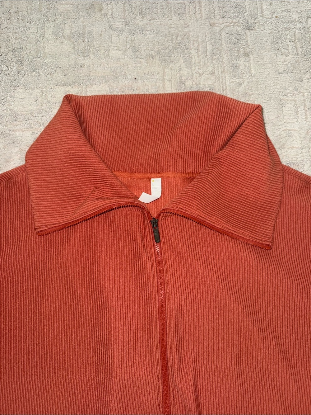 Zella Ribbed Full-Zip Funnel Neck Jacket - Picture 2 of 4